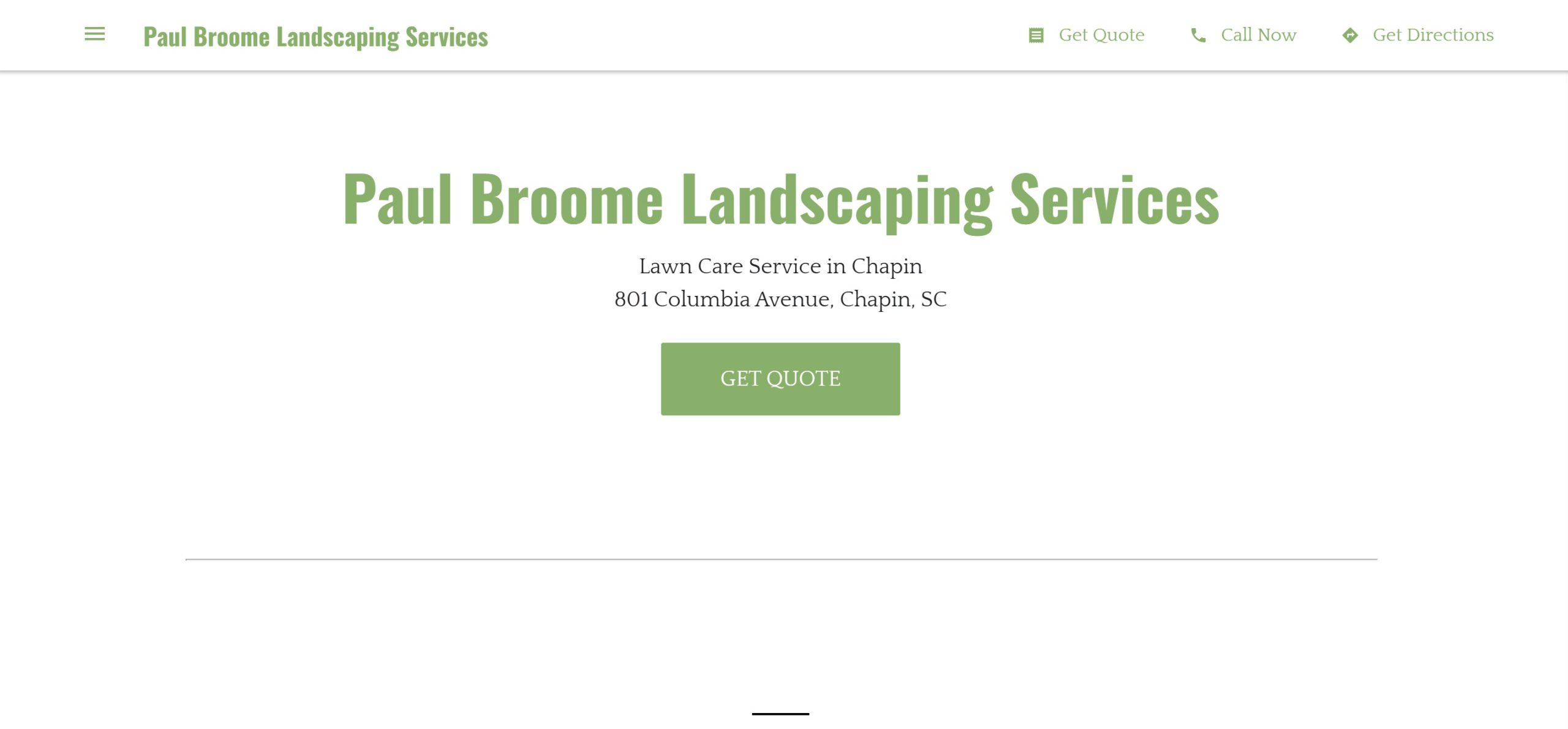 Paul Broome Landscaping Services