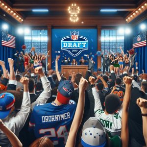 NFL draft announcement celebration