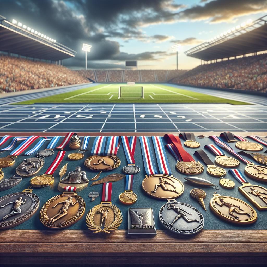 Track and field achievements.