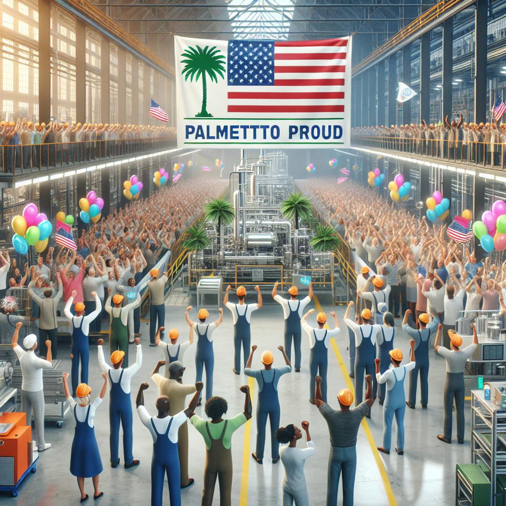 "Palmetto Proud manufacturing celebration"