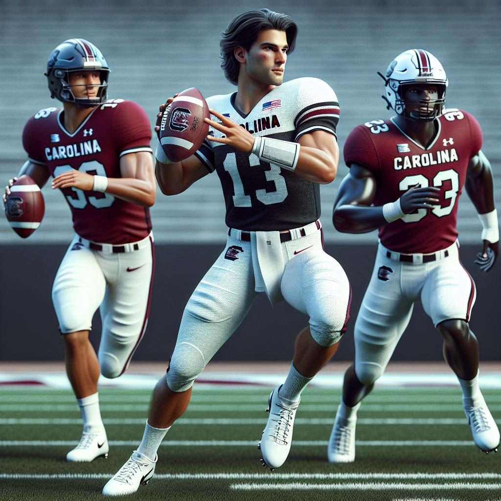 South Carolina football trio.