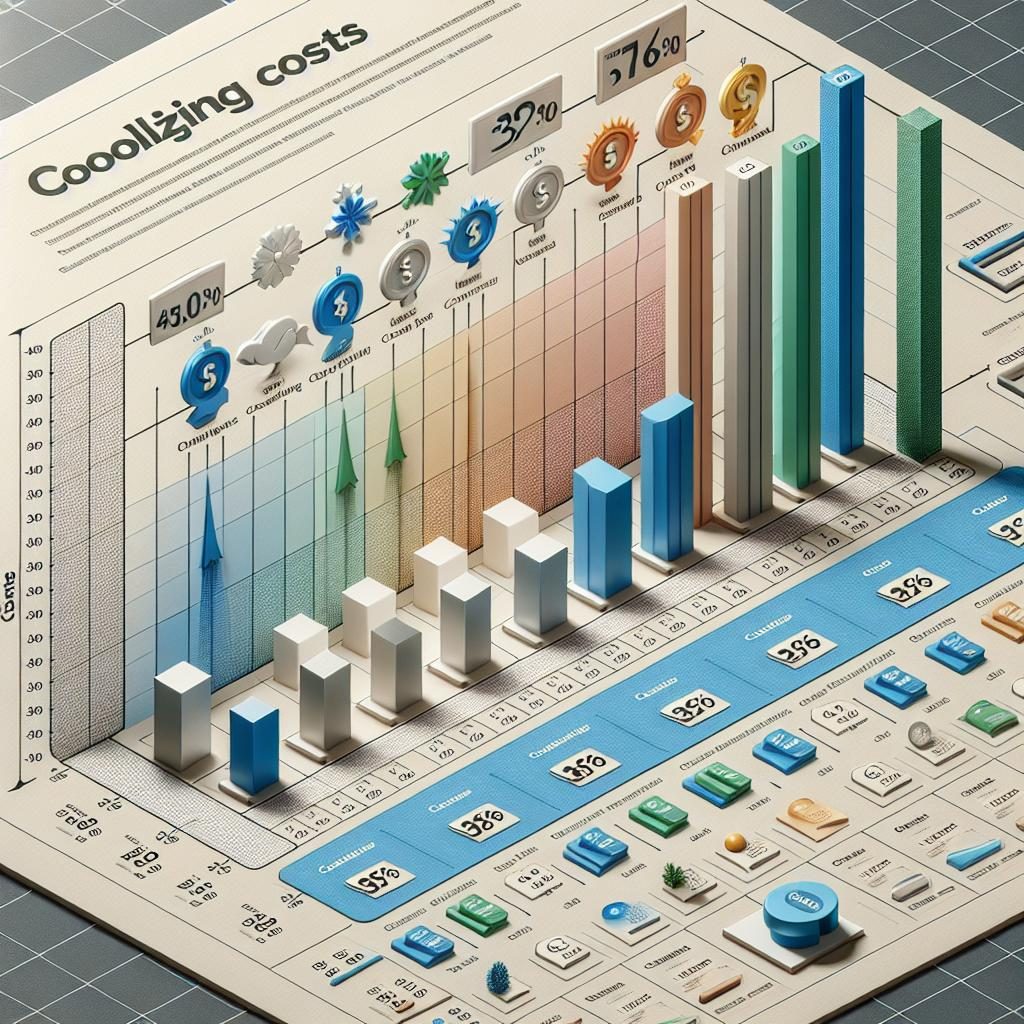 Cooling cost comparison chart.