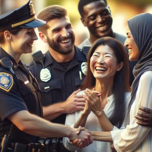 Police and community unity.