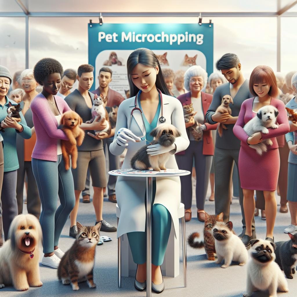 Pet microchipping event