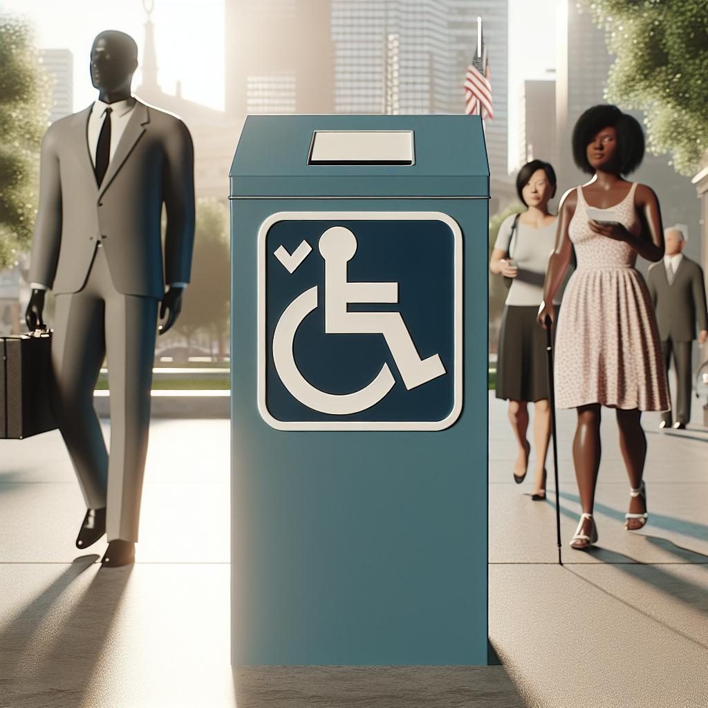 Accessible ballot box awareness