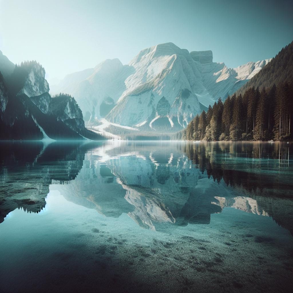 Tranquil Lake Reflection