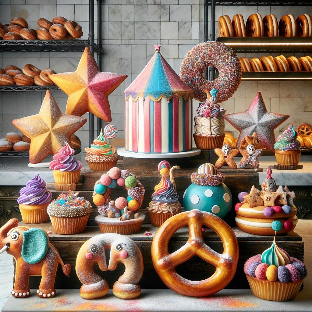 Circus-themed bakery delights