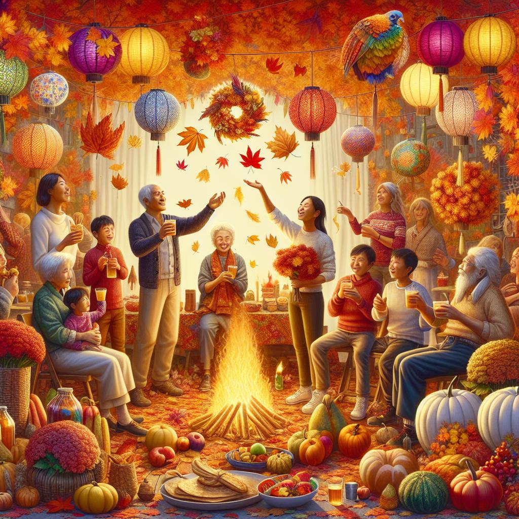 Autumn festival celebration