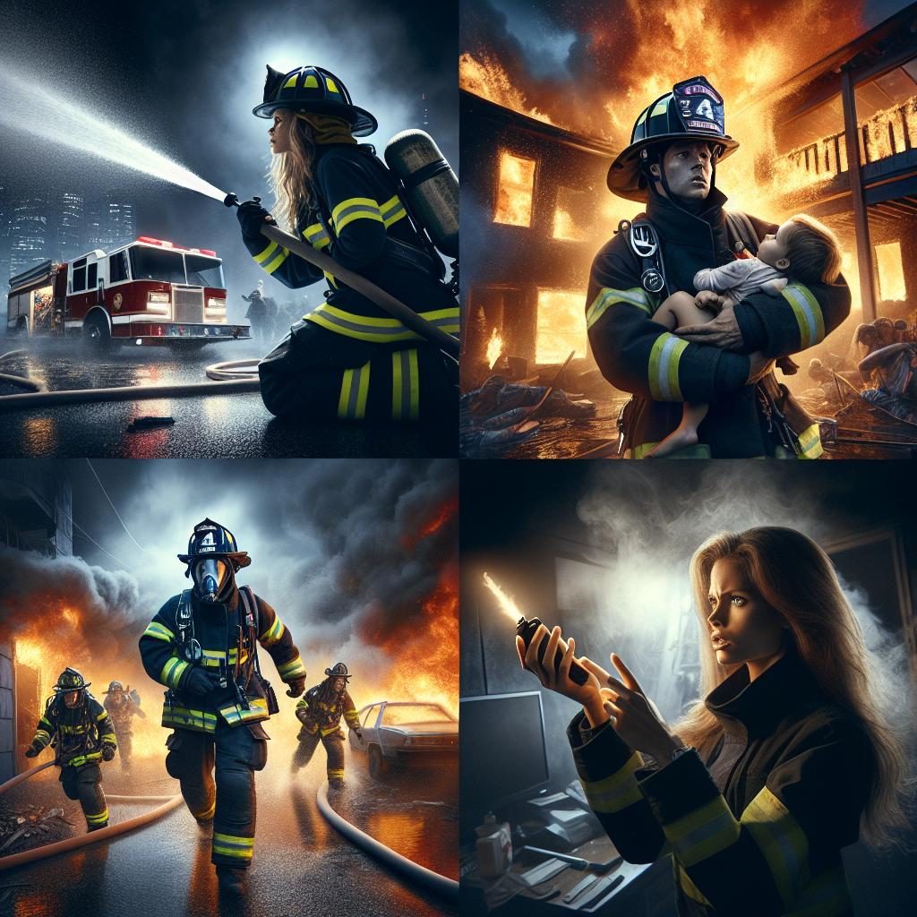 Firefighters in Action