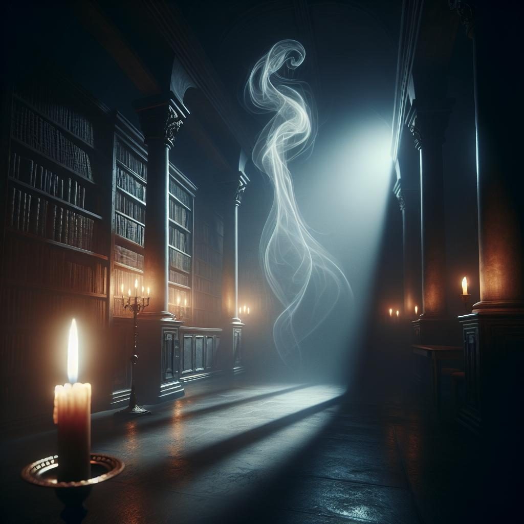 Candlelit haunted whispers