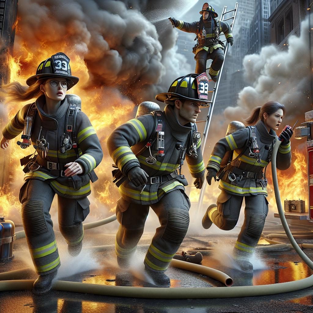 Firefighters in Action