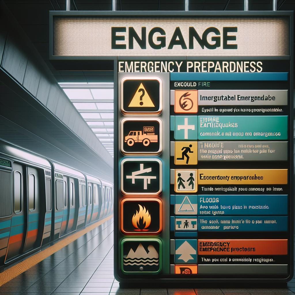 Emergency preparedness signage