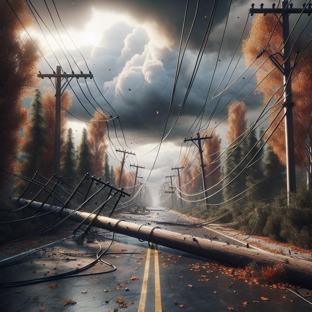 Downed power lines