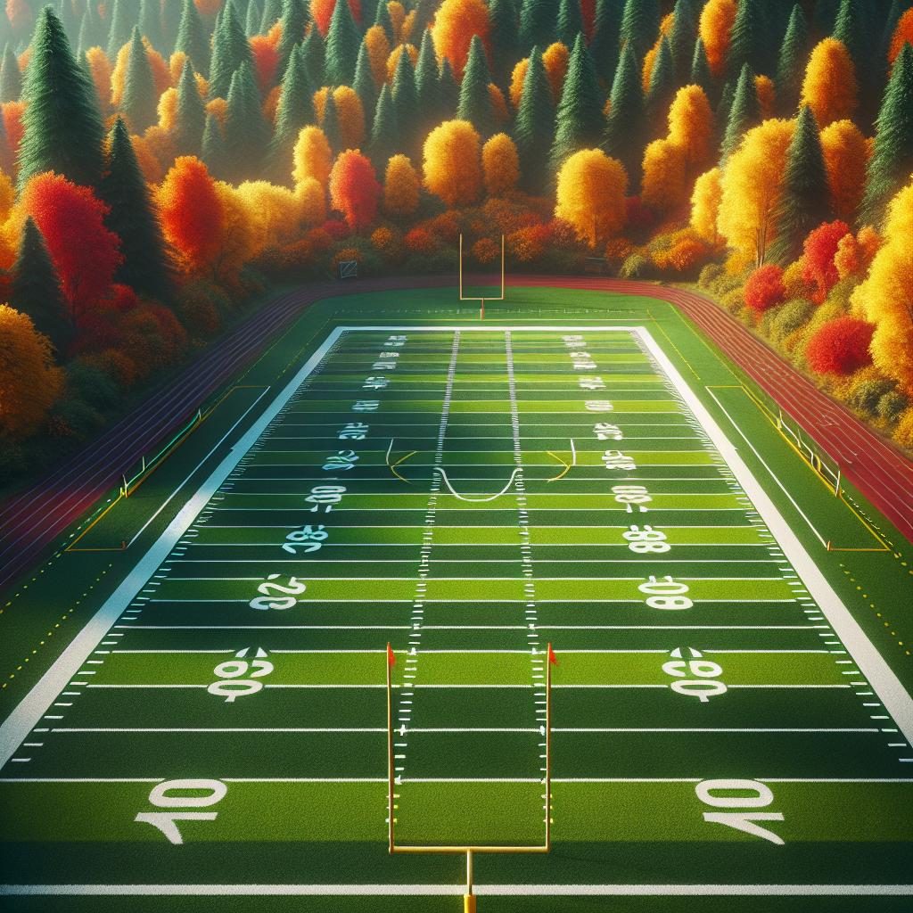 Autumn Football Field