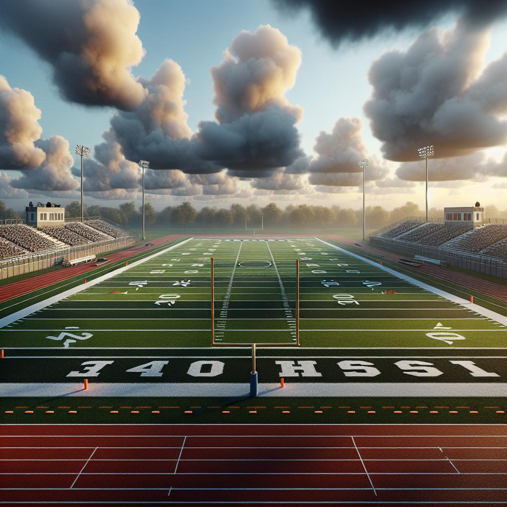 Empty Football Field