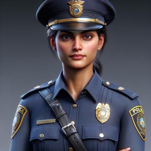 Police officer in uniform