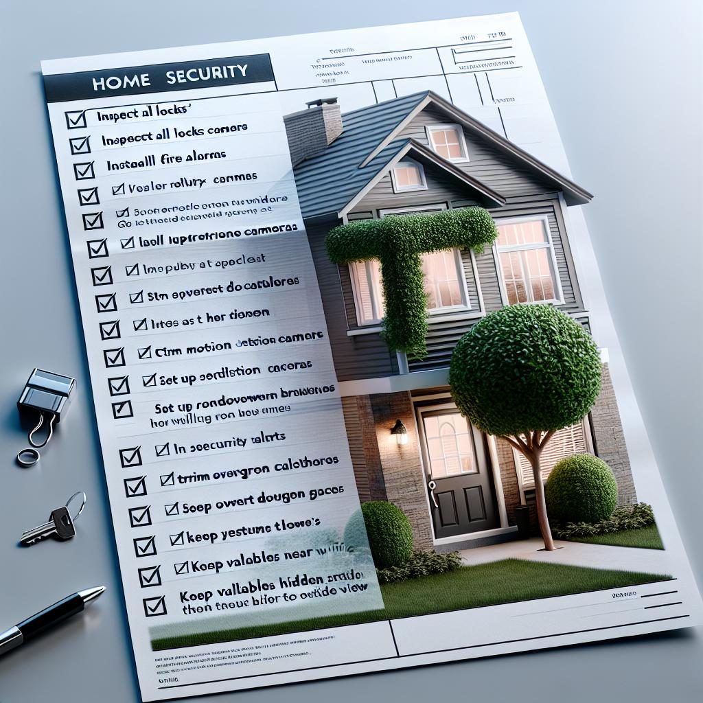 Home Security Checklist