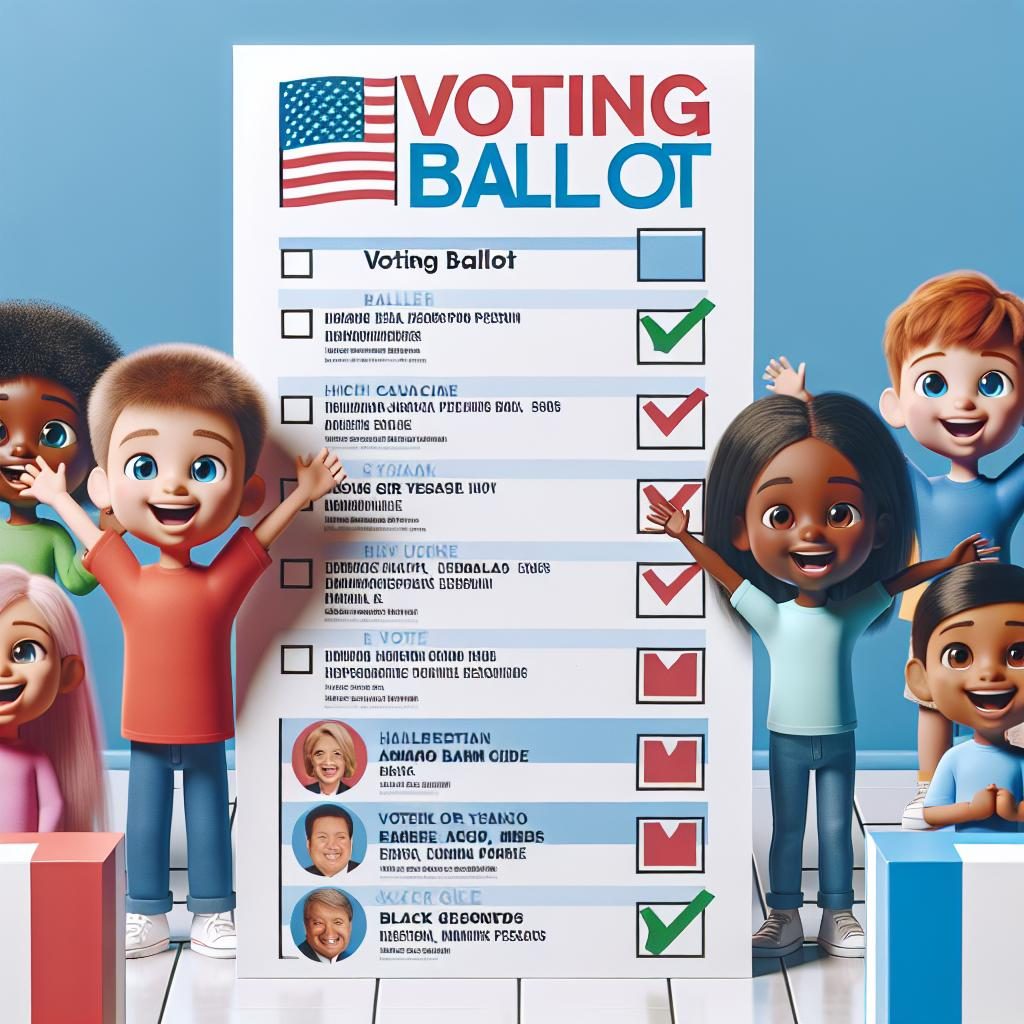 Voting Ballot with Kids