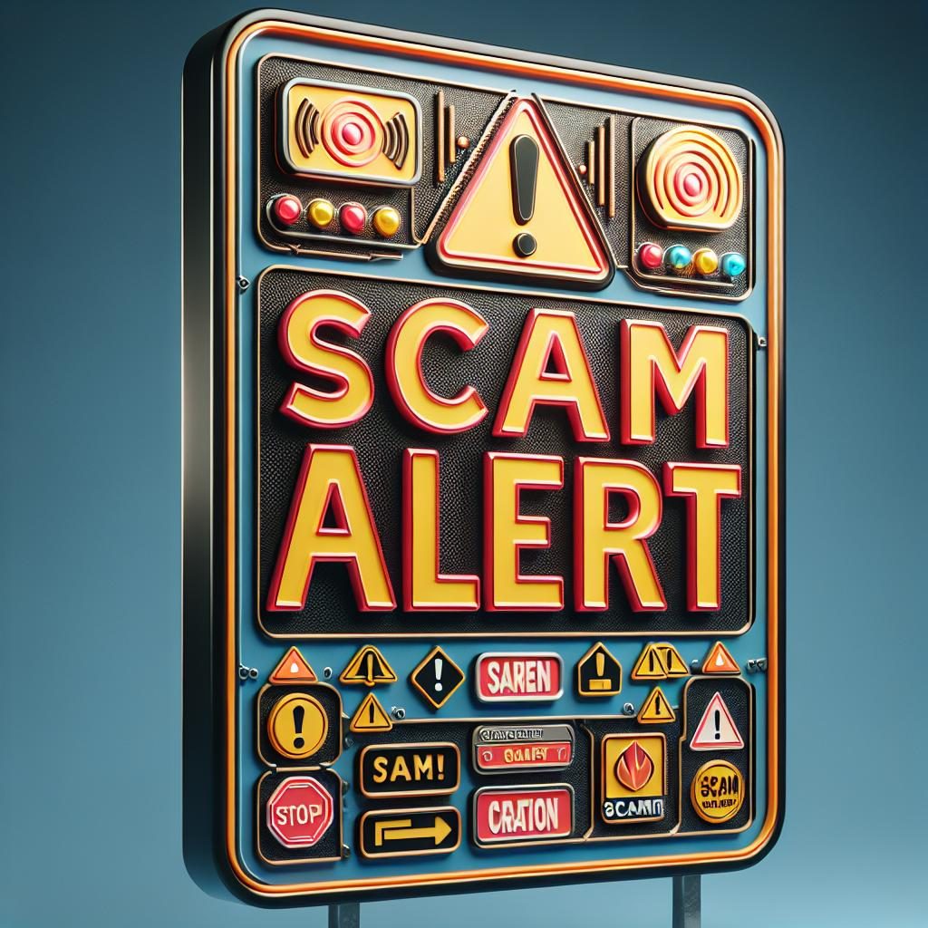 Scam Alert Sign