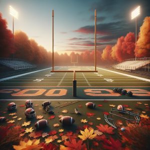 Autumn Football Field