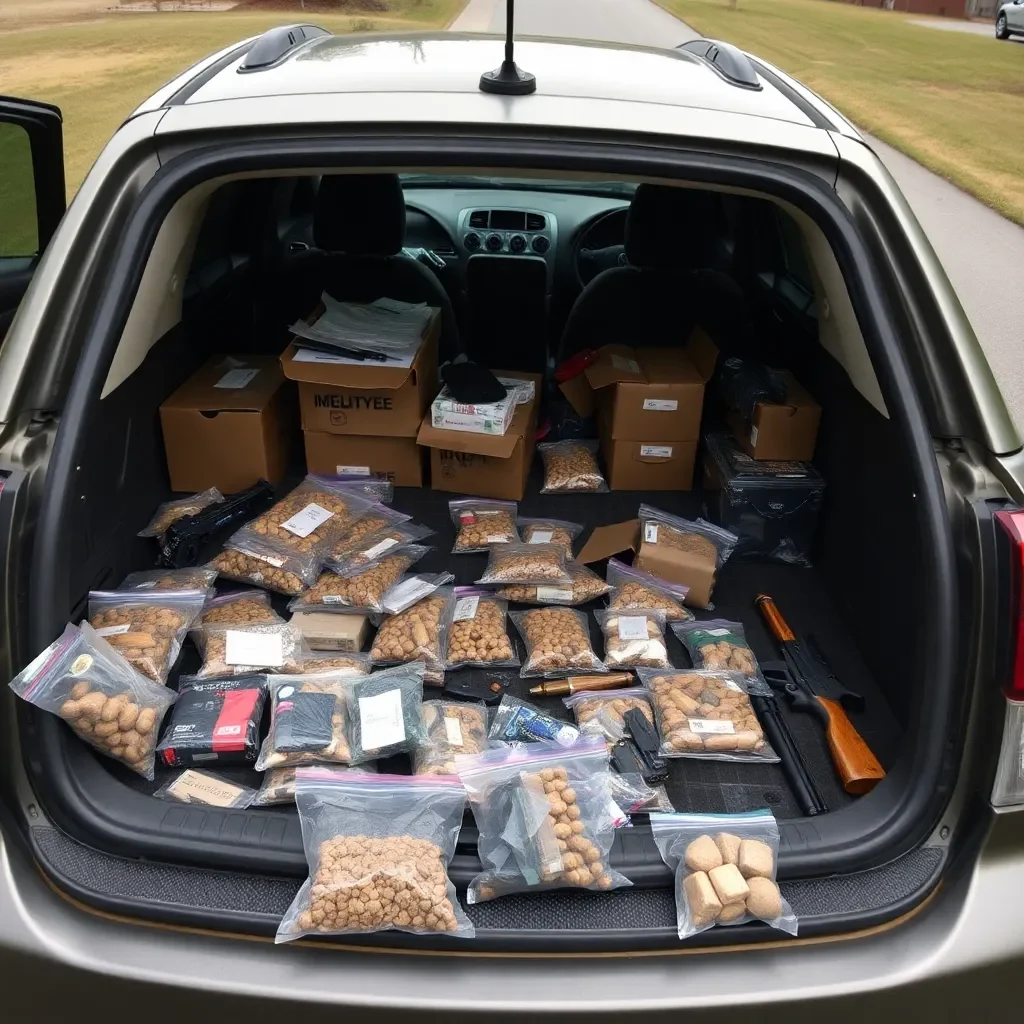 Cayce Police Uncover Major Drug and Weapon Cache During Routine Traffic Stop