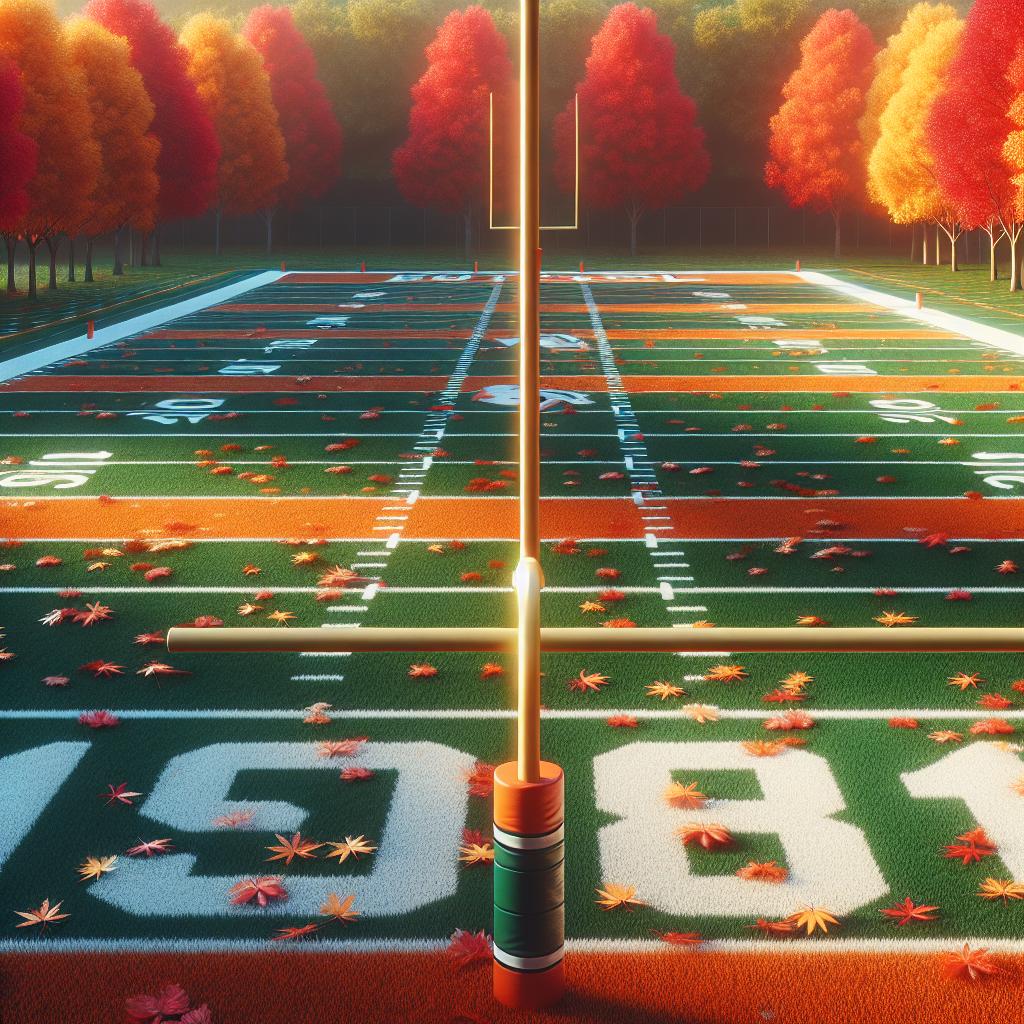 Autumn Football Field