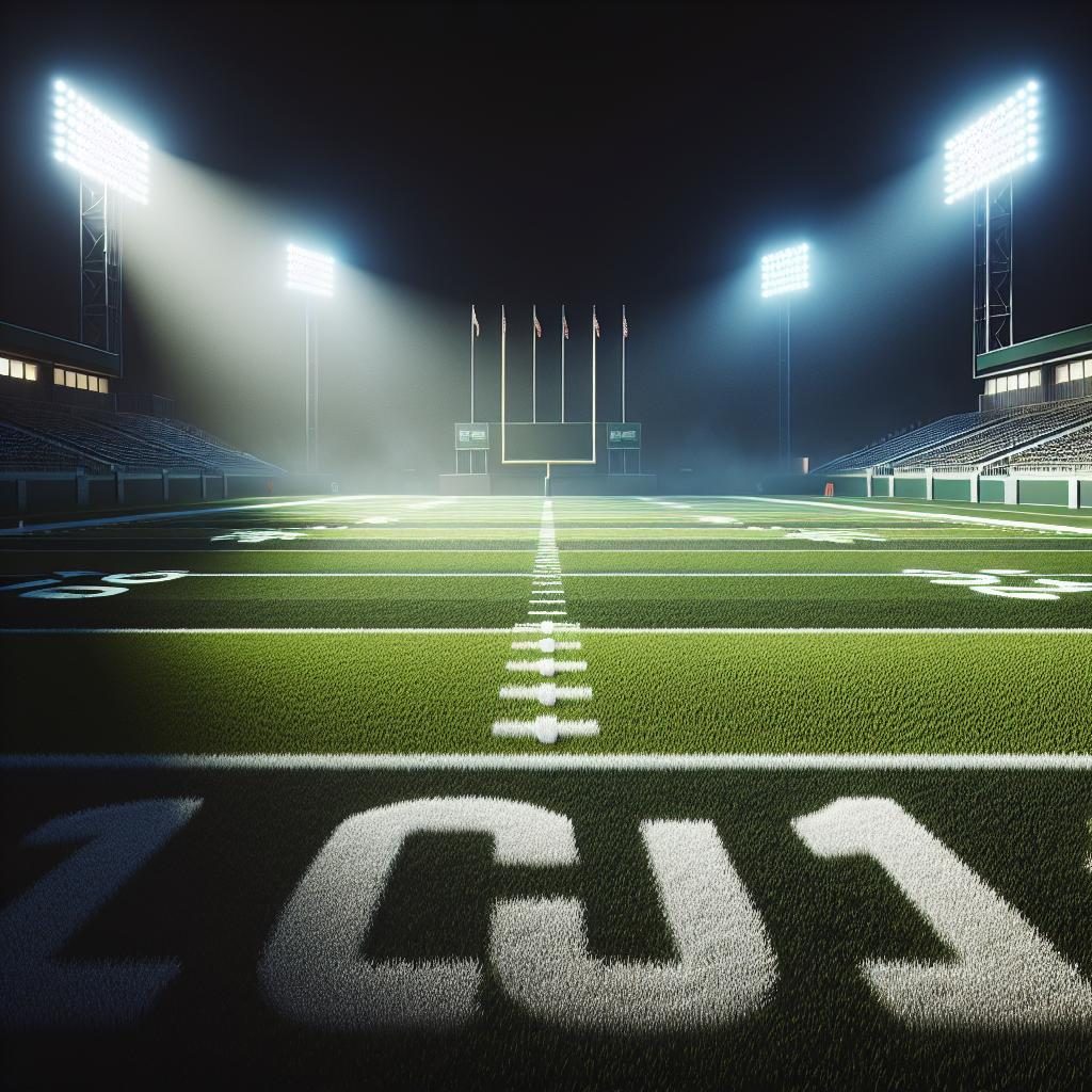 Football Field Spotlight