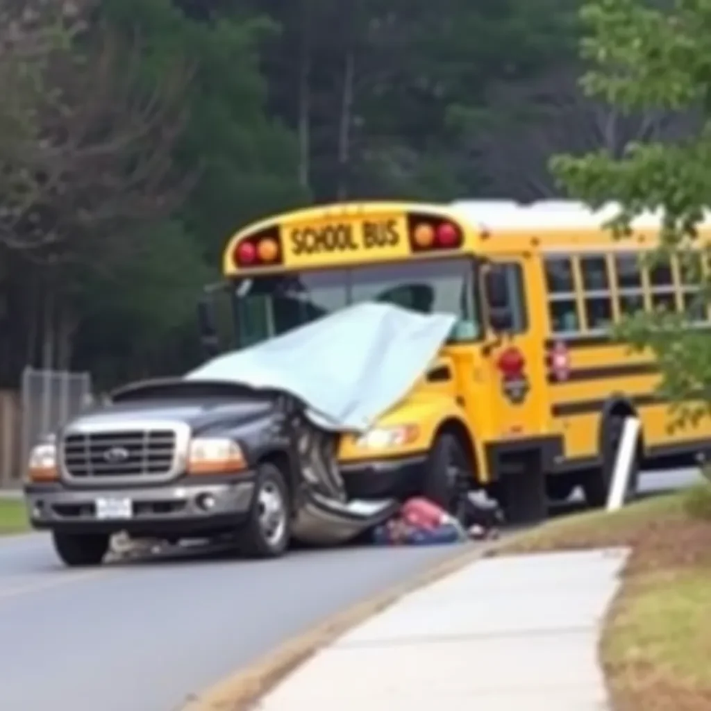 Six Students Injured in School Bus Collision in Gaston, SC