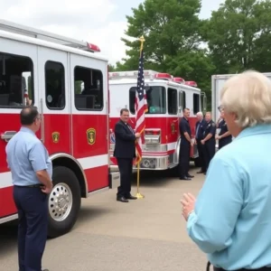 Community Celebrates New Fire Service Fleet with Blessing Ceremony in West Columbia