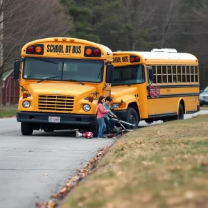 School Bus Accident in Gaston Leaves Child in Critical Condition, Community on Edge