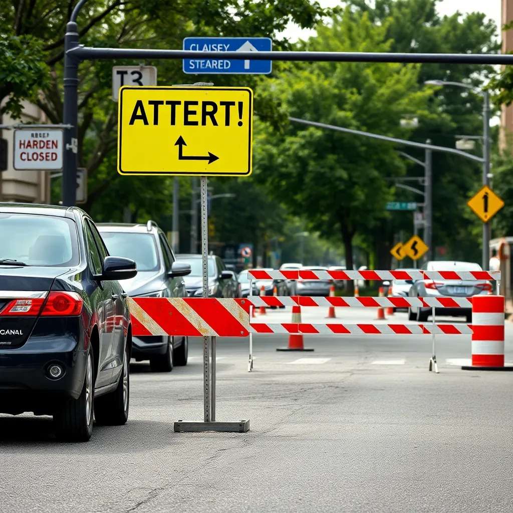 Attention Columbia Drivers: Temporary Road Closures on Harden Street for Emergency Repairs