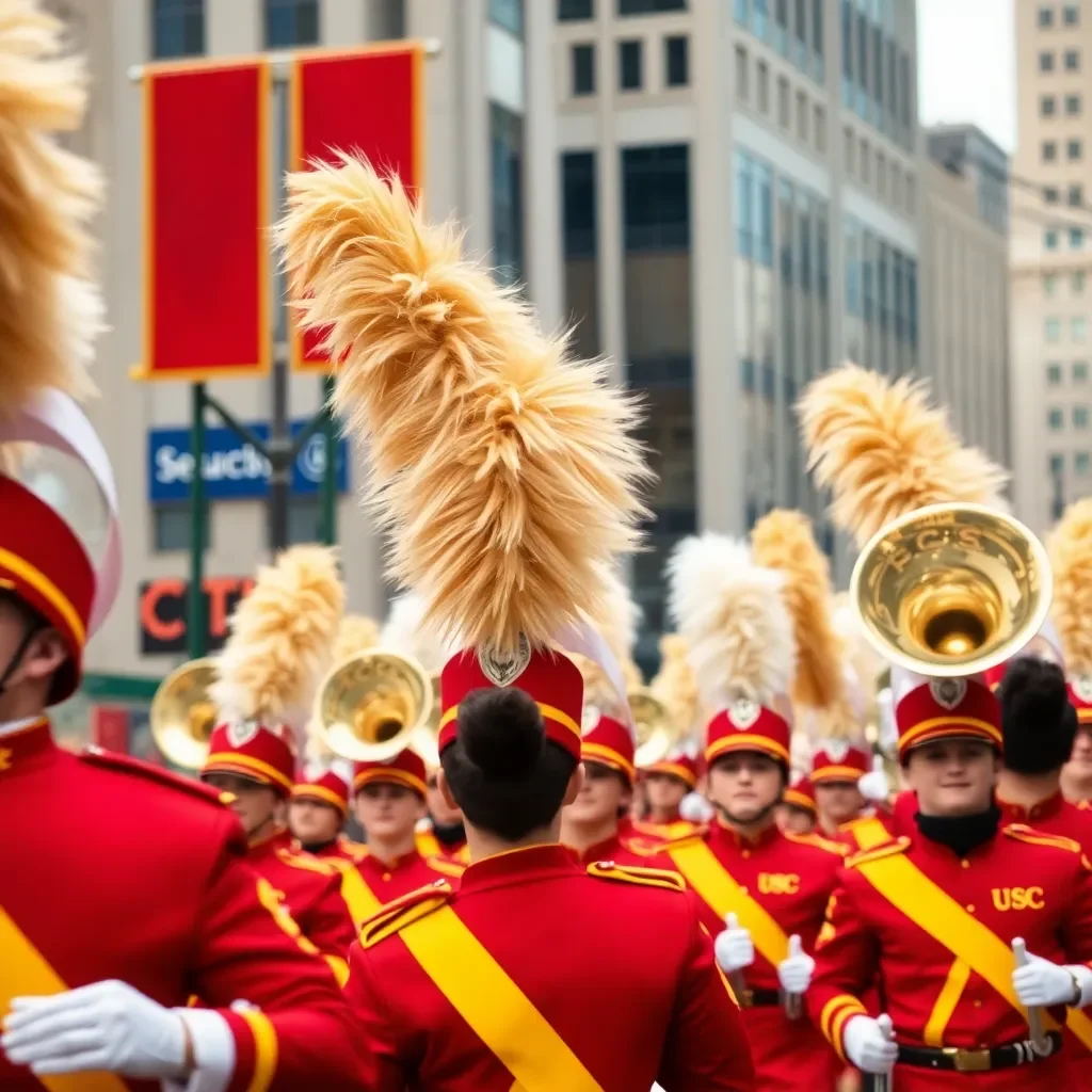 USC Marching Band Sets Sights on Historic Performance at Macy’s Thanksgiving Day Parade