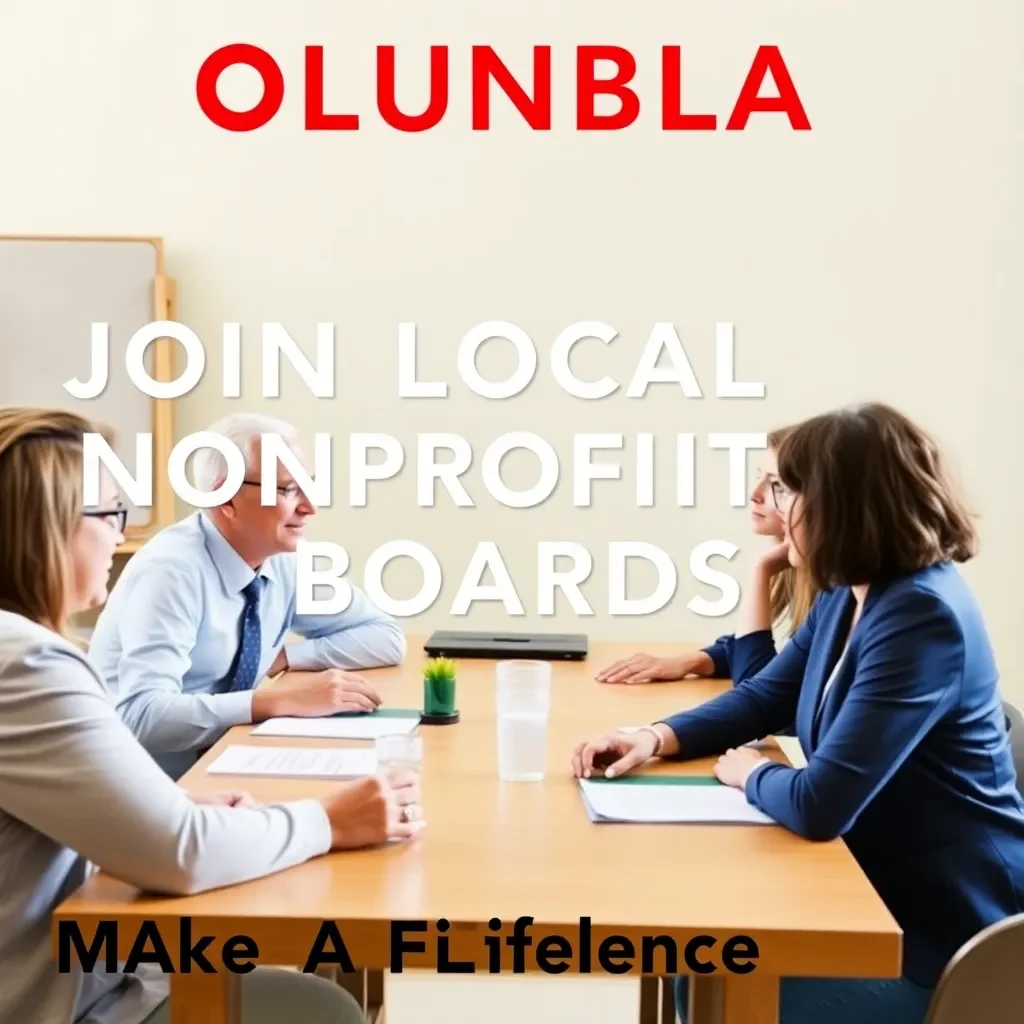 Columbia Residents Encouraged to Join Local Nonprofit Boards and Make a Difference