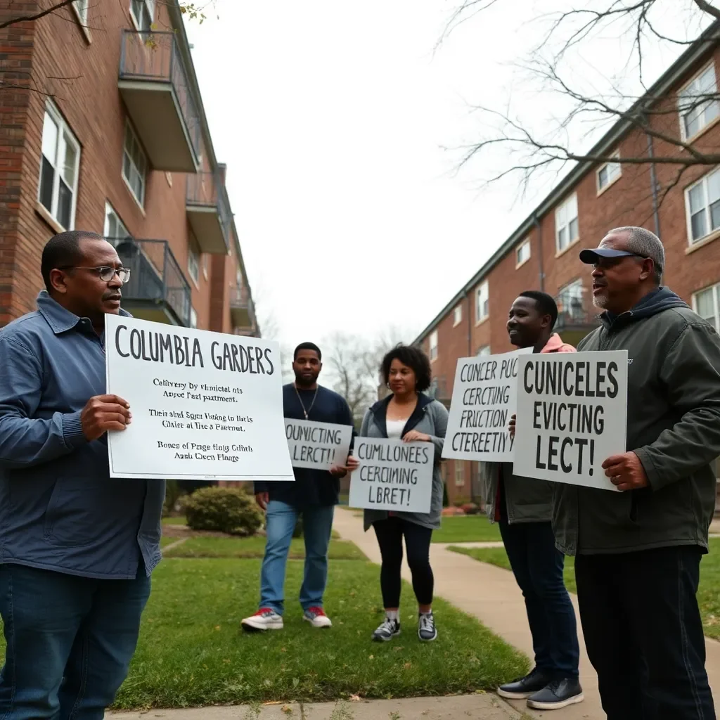 Residents at Columbia Gardens Apartments Face Unjust Eviction Notices Amid Confusion and Frustration