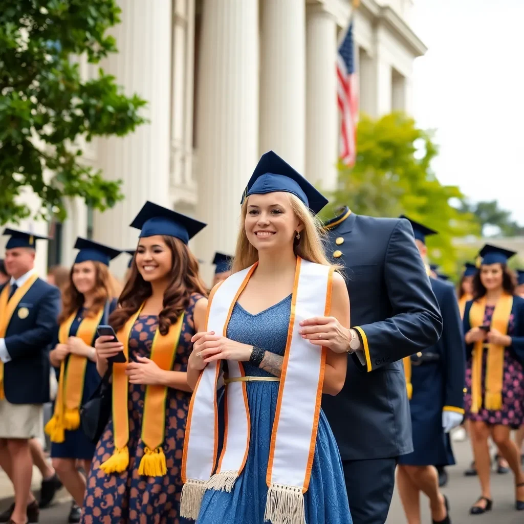 Celebrating Academic Excellence at The Citadel's Fall Dress Parade