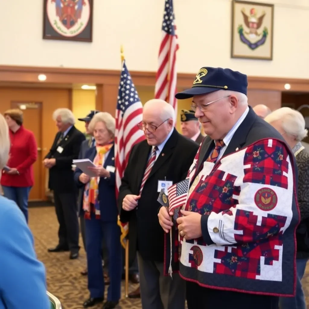 Winnsboro Community Honors Veterans with Heartfelt Quilts of Valor Ceremony