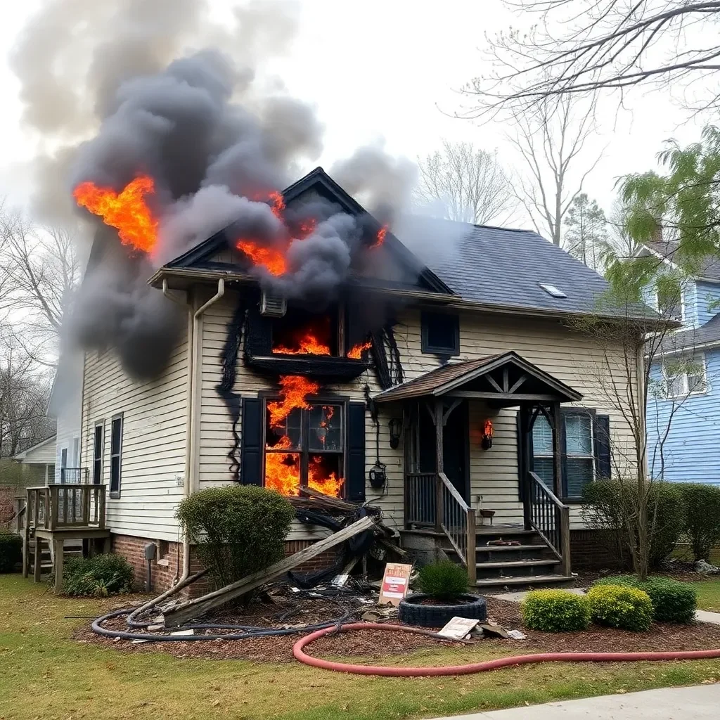 Significant Fire Damages Home in Columbia, S.C.