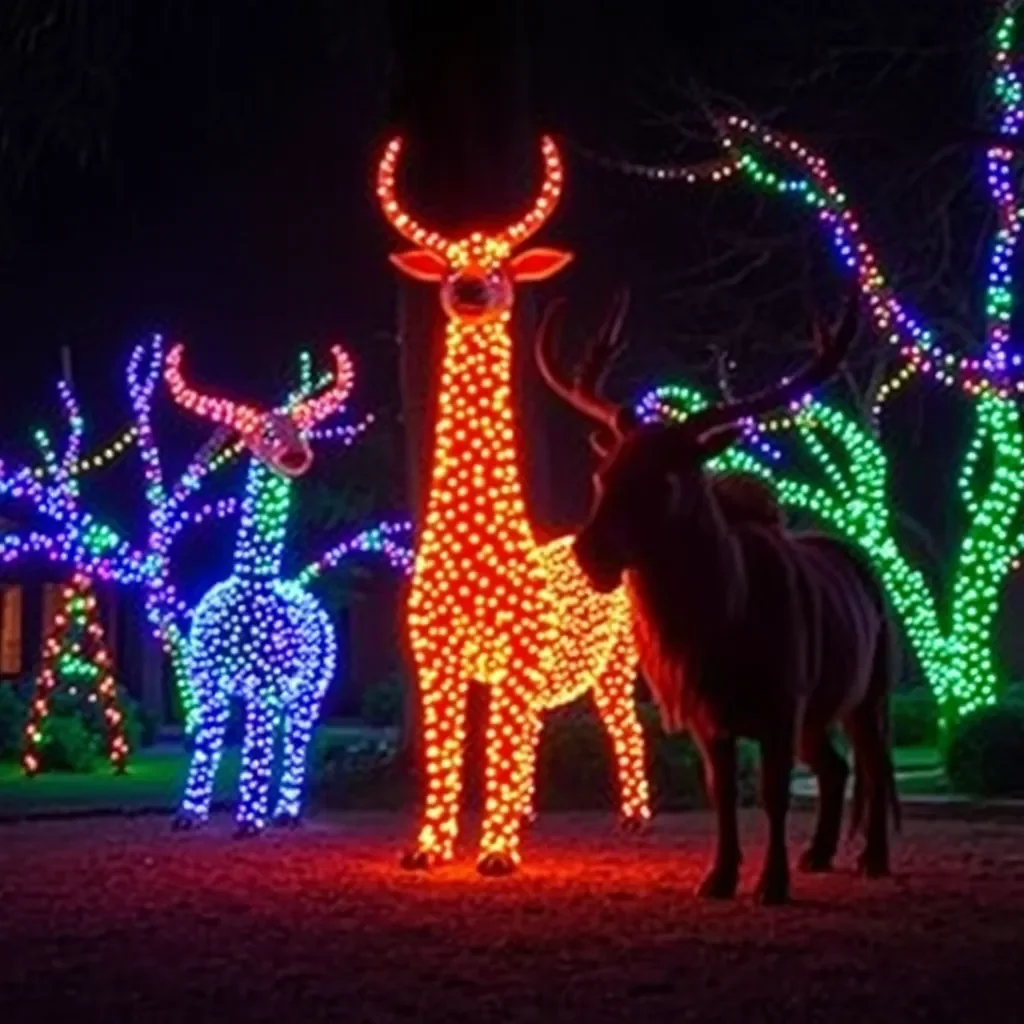 Columbia's Riverbanks Zoo Unveils Spectacular Wild Lights Event for the Holidays