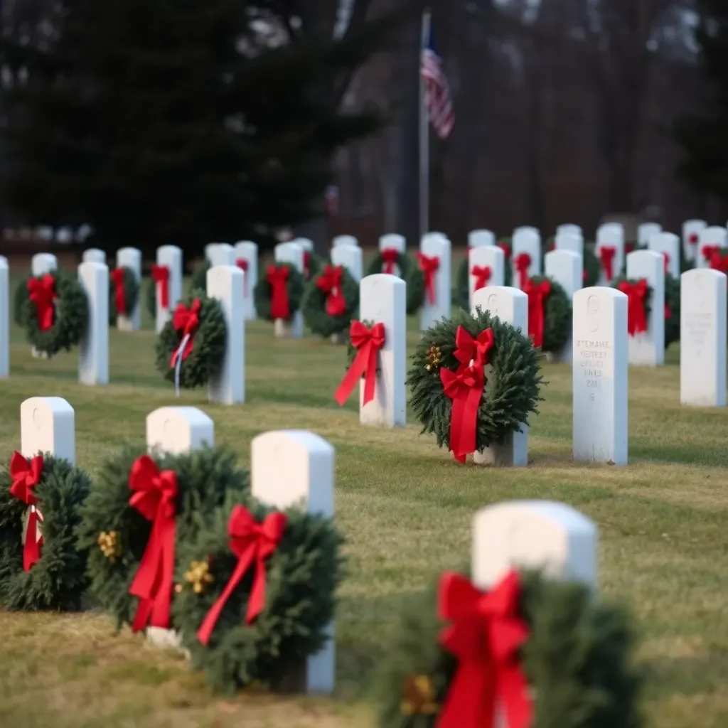 Columbia Honors Veterans with Wreaths Across America Month this December