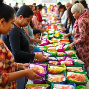 Columbia Communities Unite to Spread Holiday Cheer with Food Giveaways