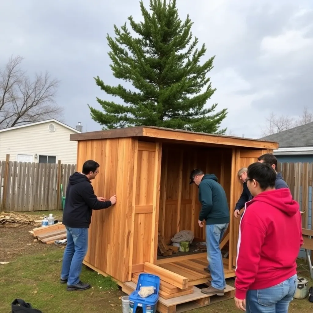 Lexington Community Builds Survival Sheds for Hurricane Helene Survivors