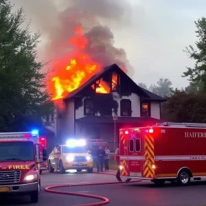 Fire Engulfs Home in Chapin, Residents Safe but Displaced