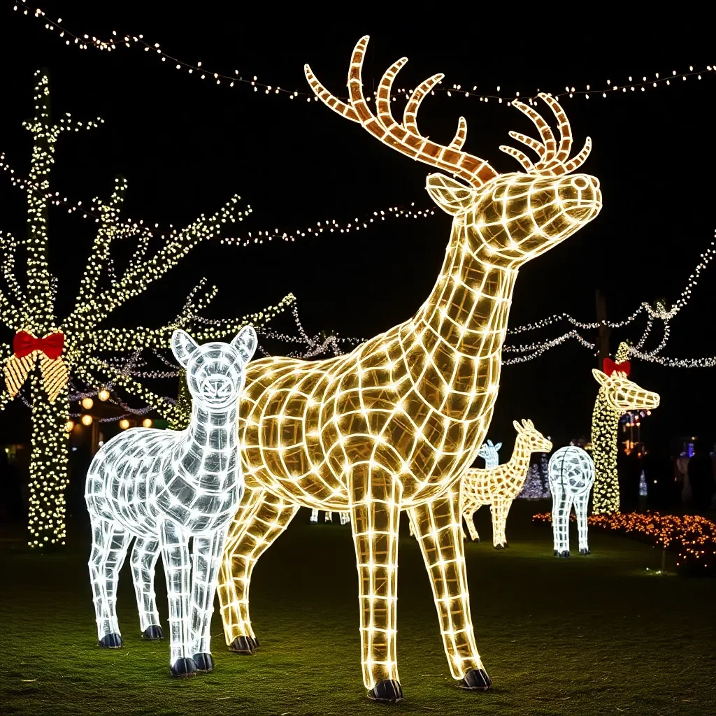 Columbia's Riverbanks Zoo Unveils Holiday Magic with Spectacular Wild Lights Event