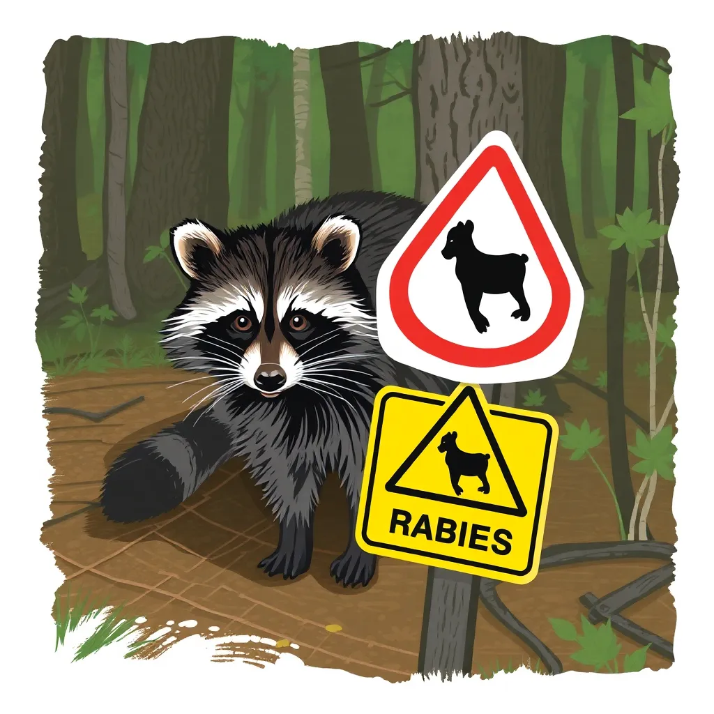 Raccoon with Rabies Discovered in Newberry County, South Carolina