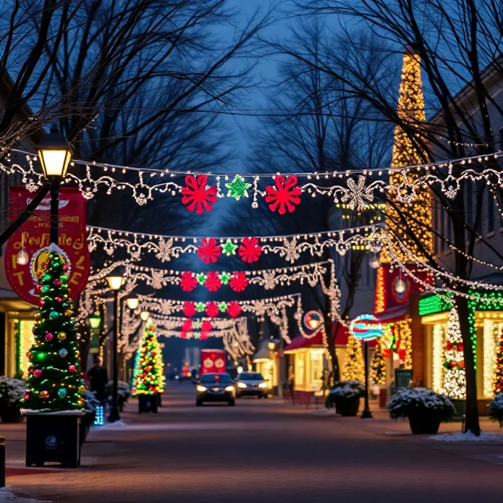 Residents celebrating the holidays in Columbia, SC without snow.