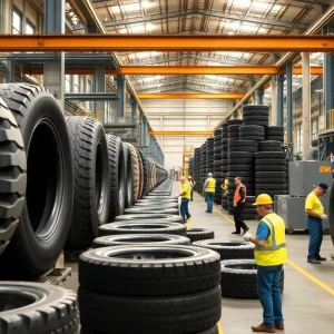 Production facility of Michelin in Lexington, South Carolina