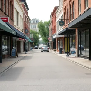 Empty storefronts in Columbia SC reflecting business closures