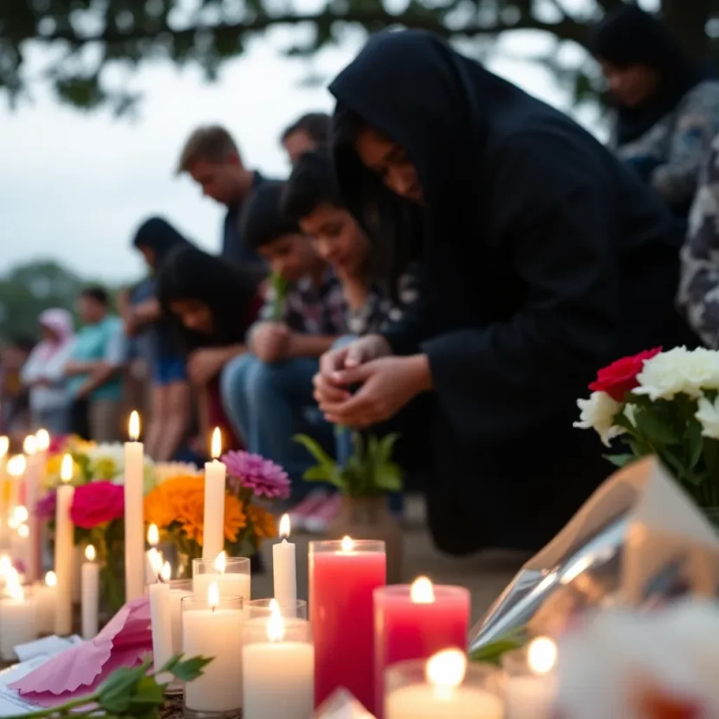 Vigil for John Corbett in Columbia