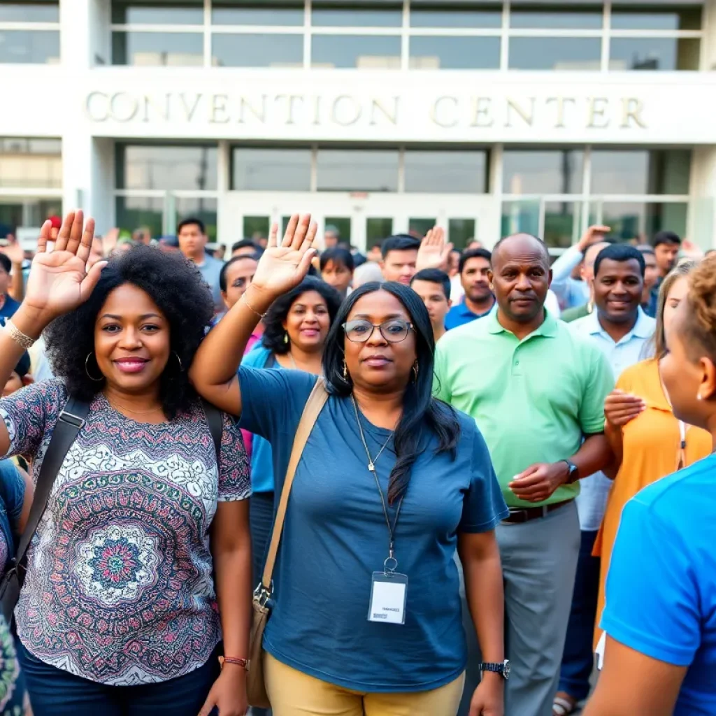 Community members gathered at the Blythewood Council swearing-in ceremony