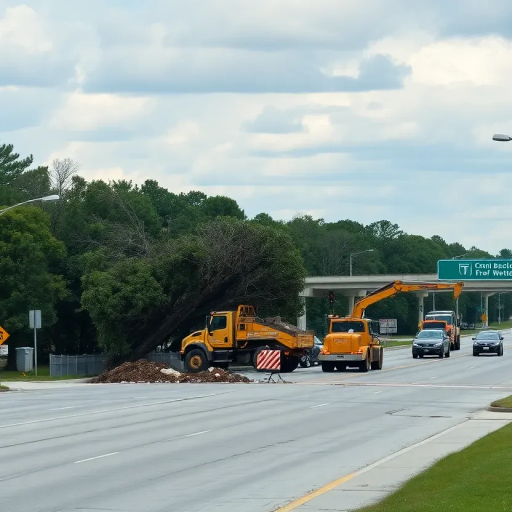 Construction site of the Carolina Crossroads project in Columbia, SC